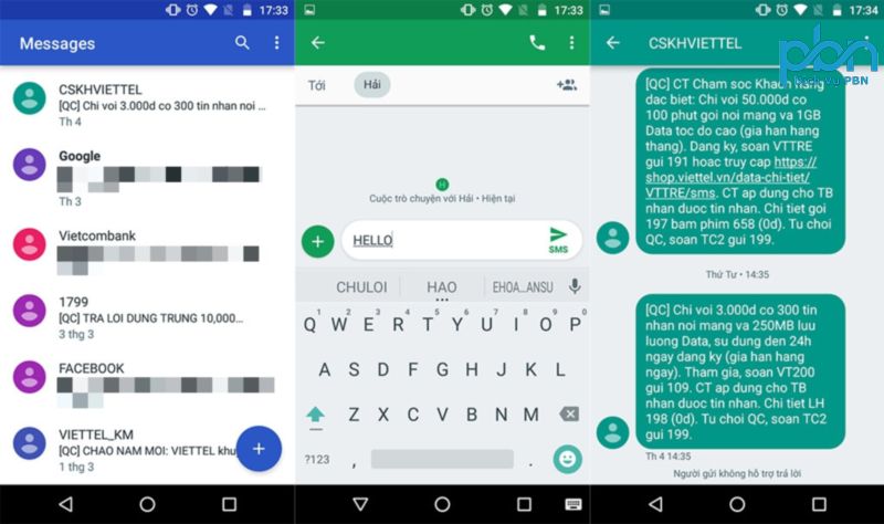 Android 11 - Cải thiện ứng dụng tin nhắn