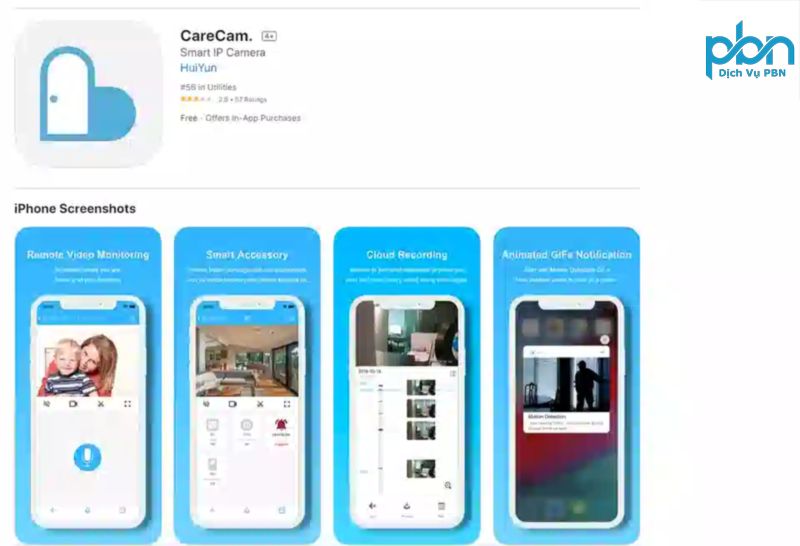 Phần mềm xem camera trên iPhone - iCamViewer